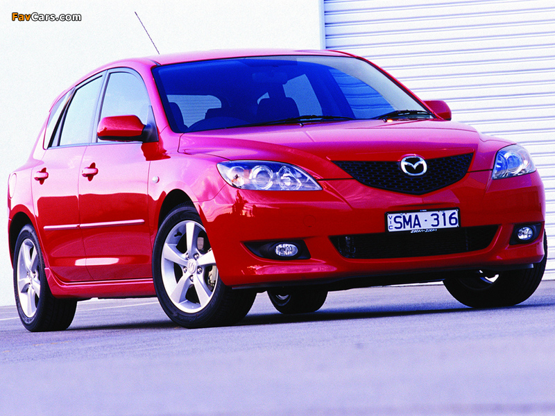 Images of Mazda 3 Hatchback AU-spec 2003–06 (800 x 600)