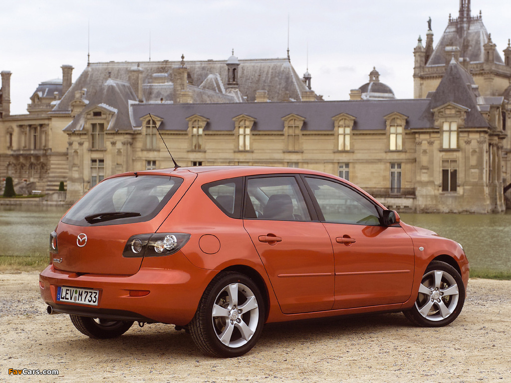 Images of Mazda 3 Hatchback 2003–06 (1024 x 768)