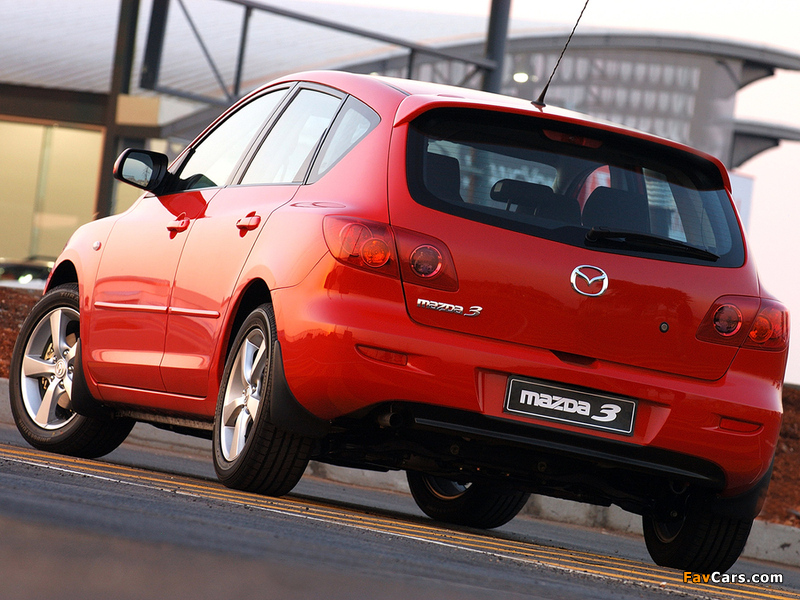 Images of Mazda3 Hatchback ZA-spec 2003–06 (800 x 600)