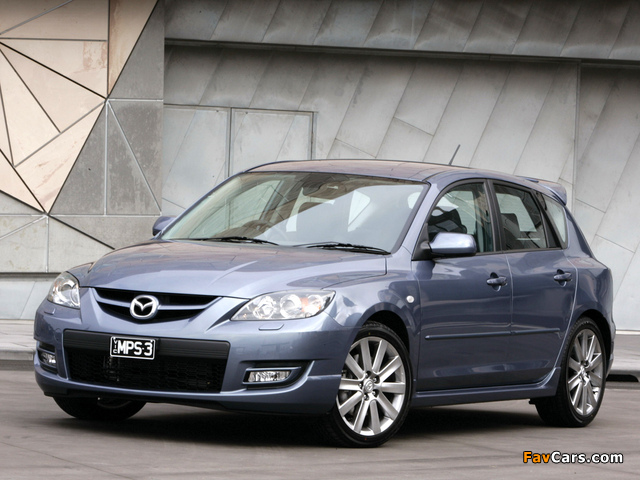 Images of Mazda 3 MPS AU-spec 2006–09 (640 x 480)