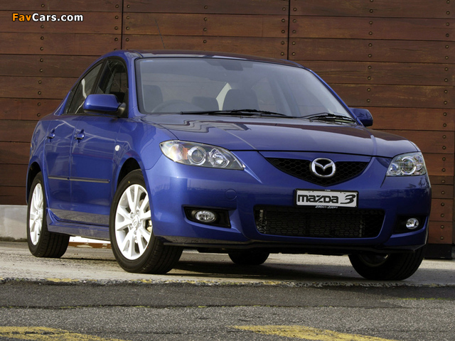 Images of Mazda3 Sedan AU-spec (BK2) 2006–09 (640 x 480)