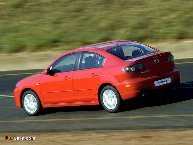 Images of Mazda3 Sport Sedan ZA-spec (BK2) 2006–09 (640 x 480)