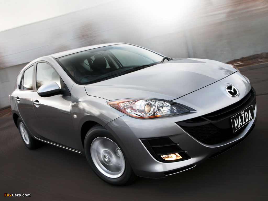 Images of Mazda3 Hatchback AU-spec (BL) 2009–11 (1024 x 768)