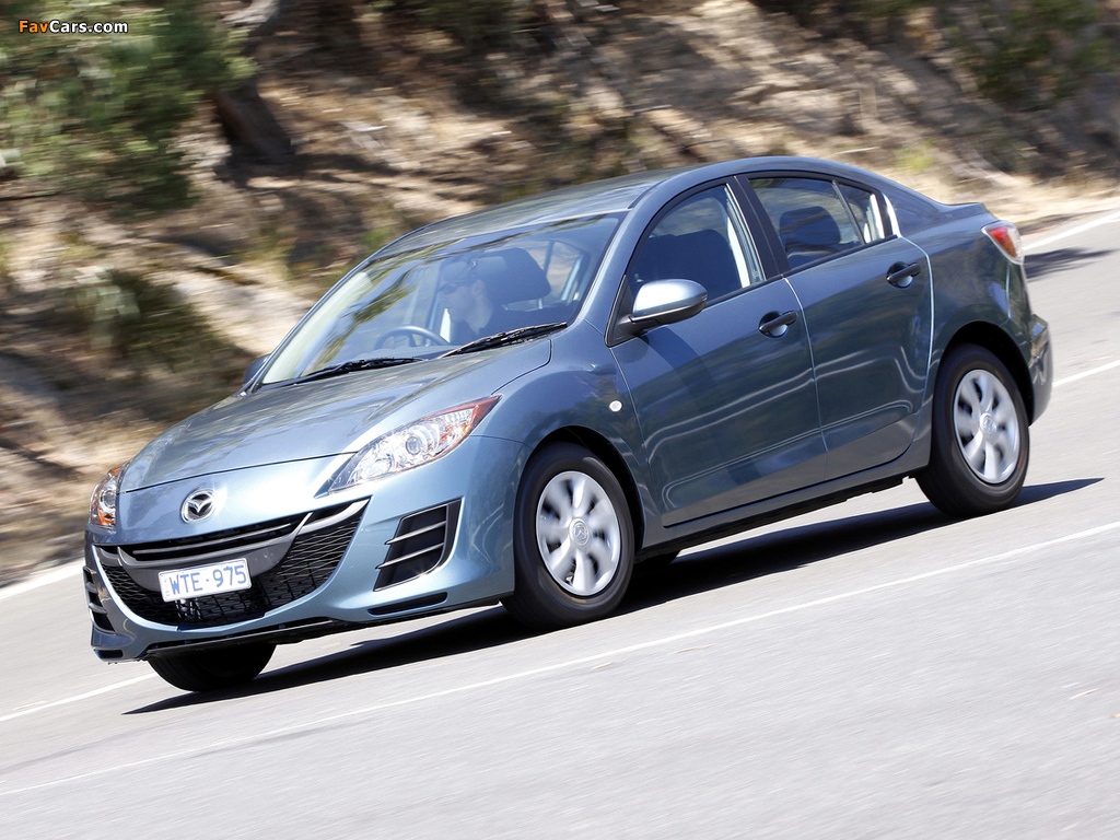 Images of Mazda3 Sedan AU-spec (BL) 2009–11 (1024 x 768)