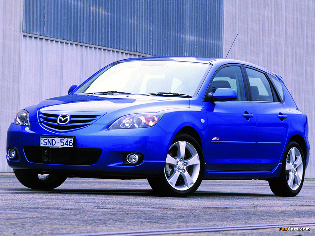Mazda 3 Hatchback SP23 2003–06 images (1024 x 768)
