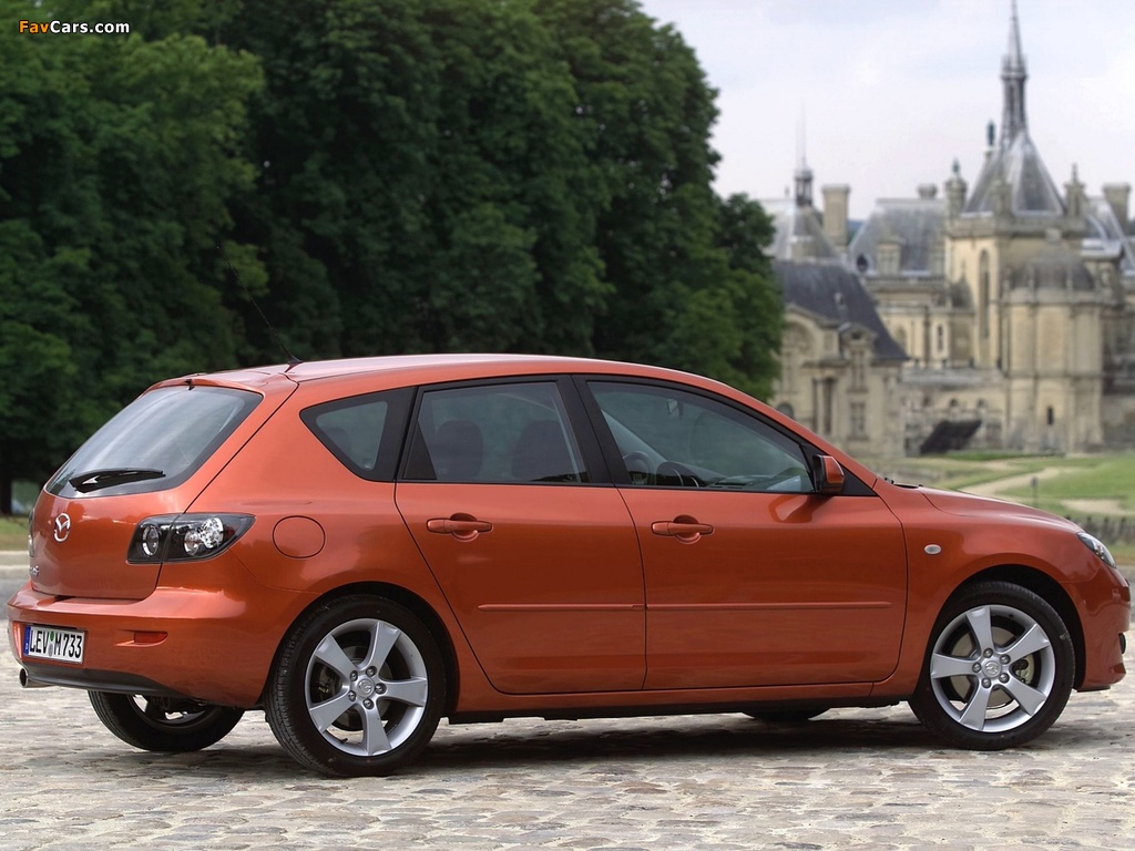 Mazda 3 Hatchback 2003–06 images (1024 x 768)