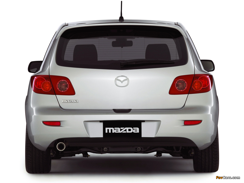 Mazda 3 Hatchback AU-spec 2003–06 images (1024 x 768)