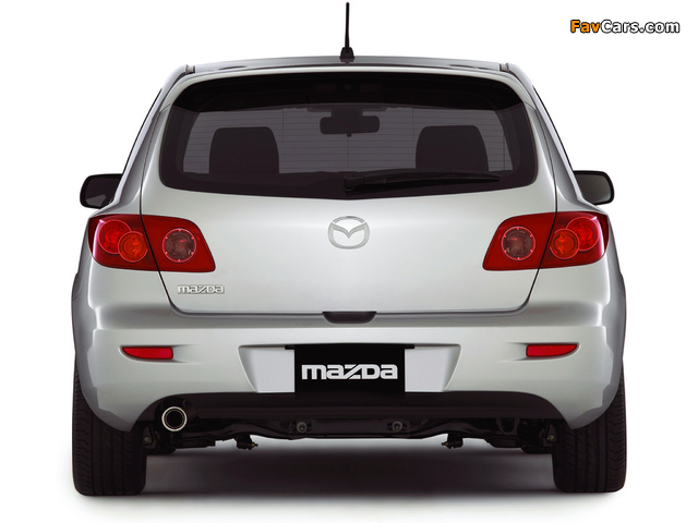 Mazda 3 Hatchback AU-spec 2003–06 images (640 x 480)