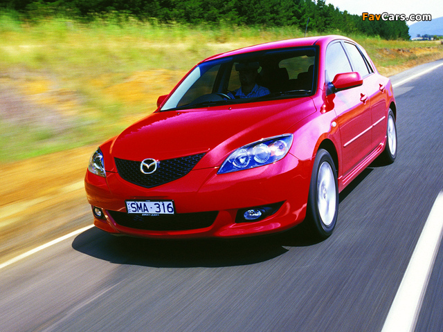 Mazda 3 Hatchback AU-spec 2003–06 images (640 x 480)