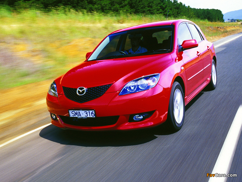 Mazda 3 Hatchback AU-spec 2003–06 images (800 x 600)