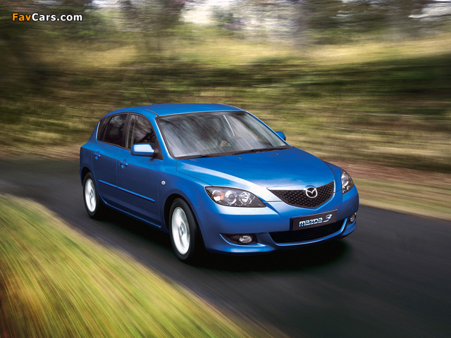 Mazda 3 Hatchback 2003–06 photos (640 x 480)