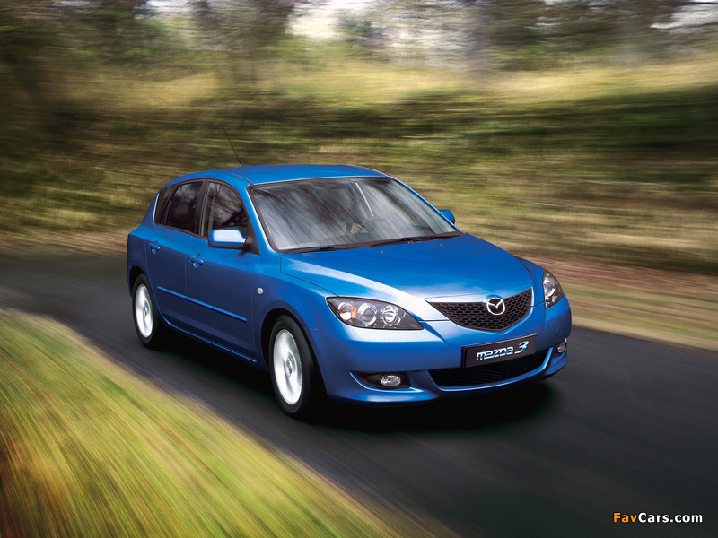 Mazda 3 Hatchback 2003–06 photos (800 x 600)