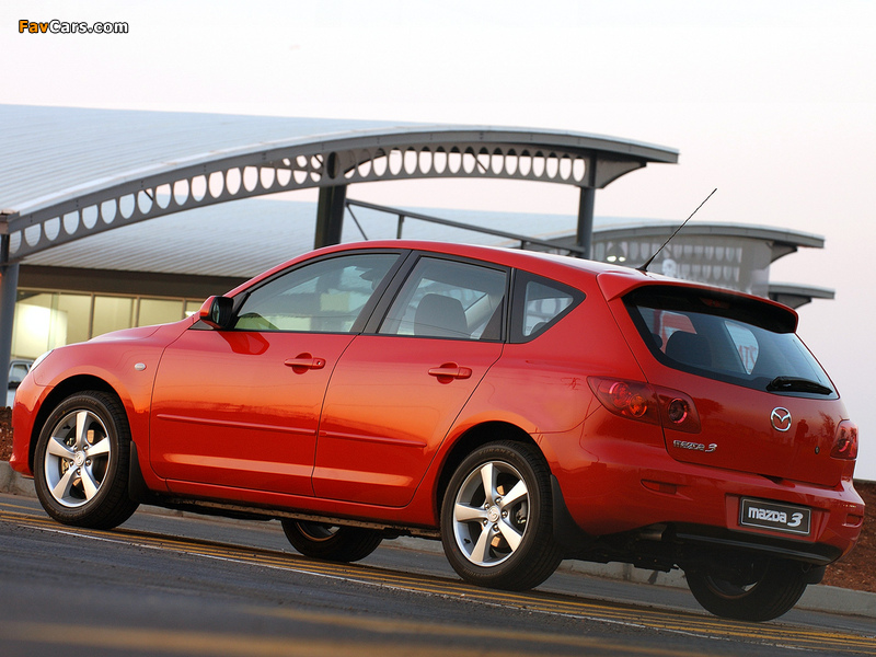 Mazda3 Hatchback ZA-spec 2003–06 pictures (800 x 600)