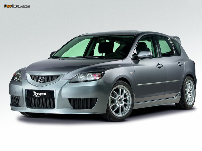 Mazda3 by Postert (BK) 2003–06 wallpapers (800 x 600)