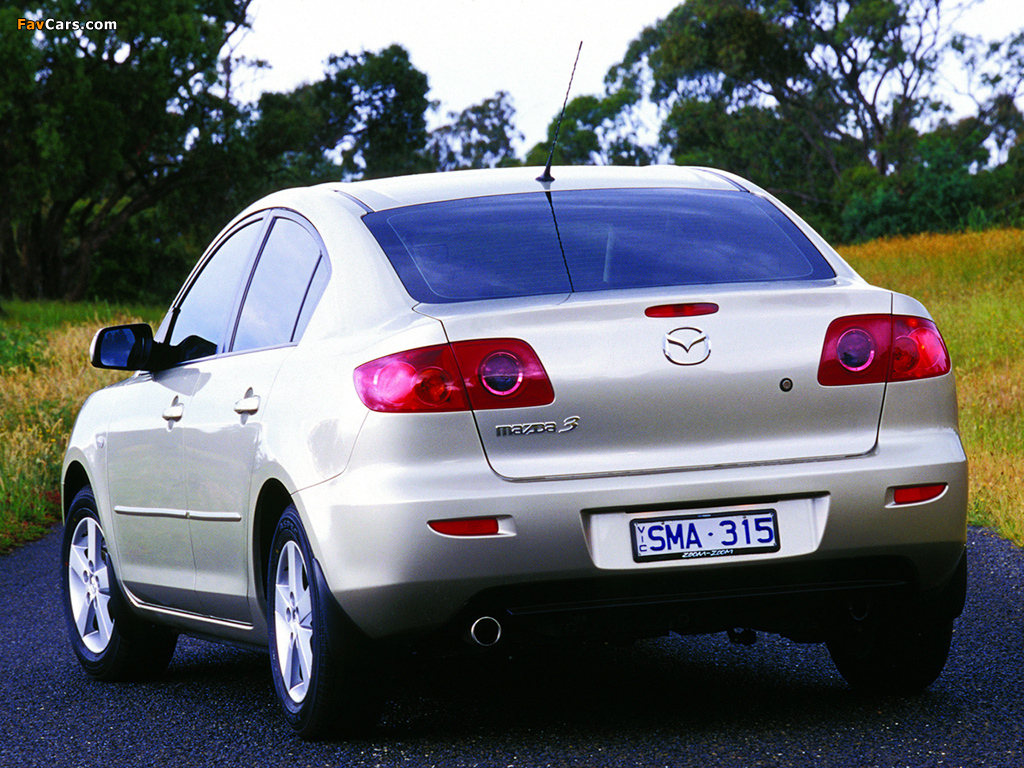 Mazda3 Sedan AU-spec (BK) 2004–06 images (1024 x 768)
