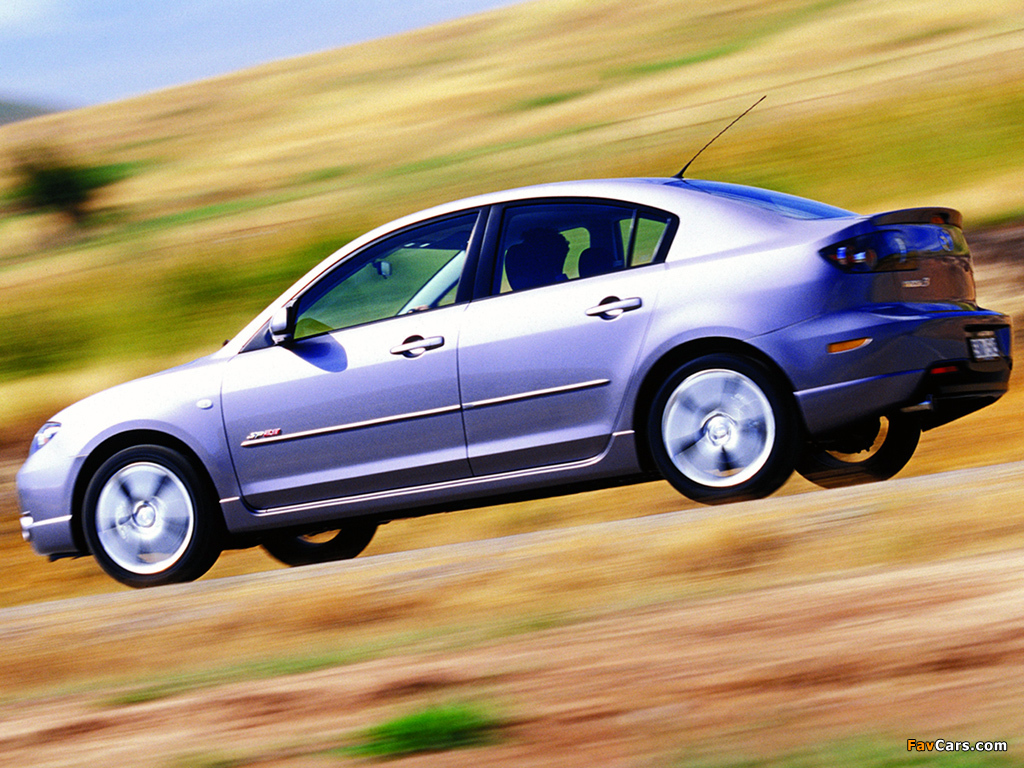 Mazda3 SP23 Sedan (BK) 2004–06 images (1024 x 768)