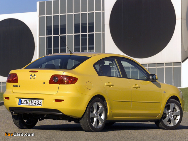 Mazda3 Sedan (BK) 2004–06 images (640 x 480)