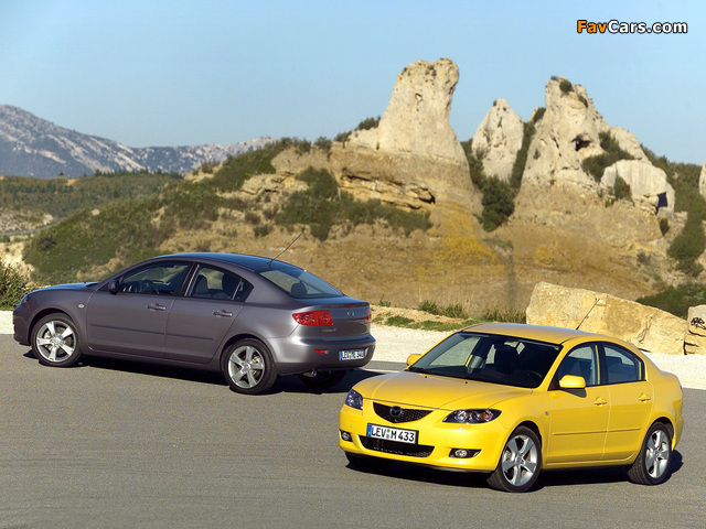 Mazda3 Sedan (BK) 2004–06 pictures (640 x 480)