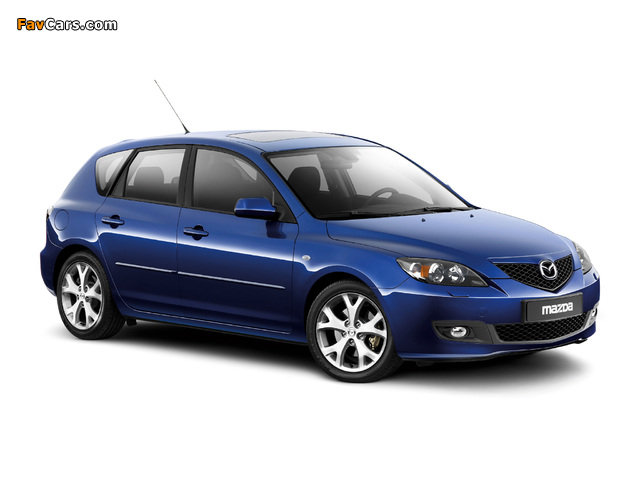 Mazda 3 Hatchback 2006–09 images (640 x 480)