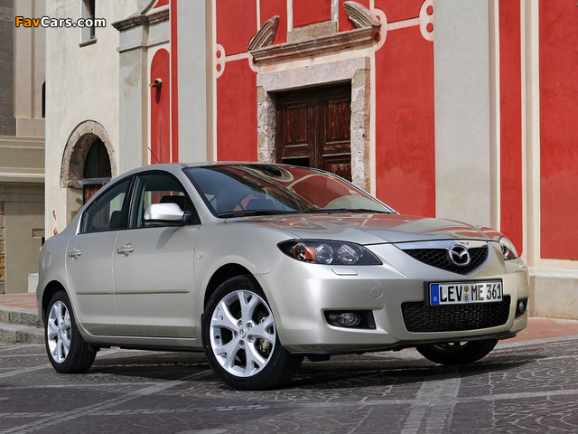 Mazda 3 Sedan 2006–09 images (640 x 480)