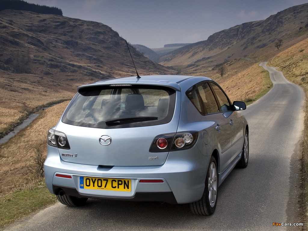 Mazda3 Sport Hatchback UK-spec (BK2) 2006–09 images (1024 x 768)
