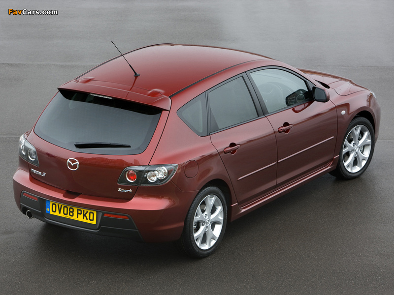 Mazda3 Sport Hatchback UK-spec (BK2) 2006–09 images (800 x 600)