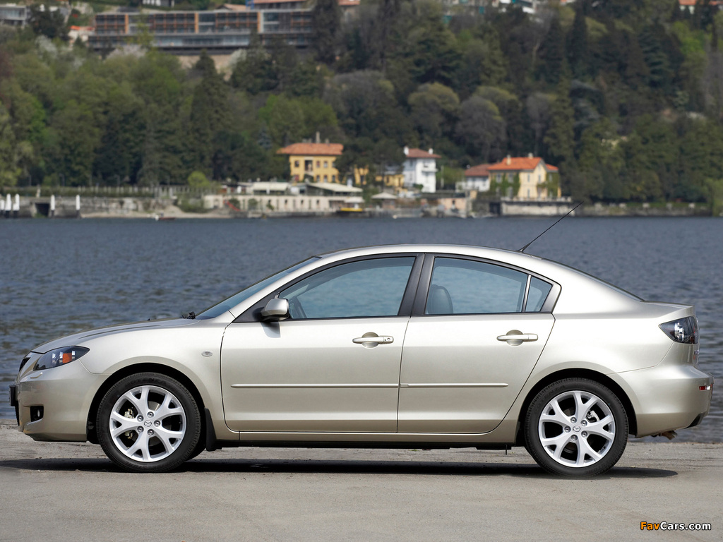 Mazda 3 Sedan 2006–09 images (1024 x 768)