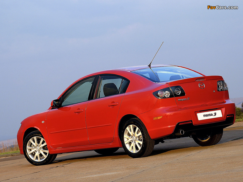 Mazda3 Sport Sedan ZA-spec (BK2) 2006–09 images (800 x 600)