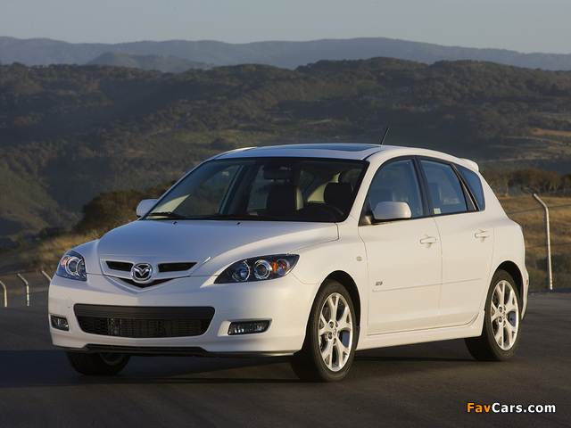 Mazda3 Hatchback US-spec (BK2) 2006–09 photos (640 x 480)