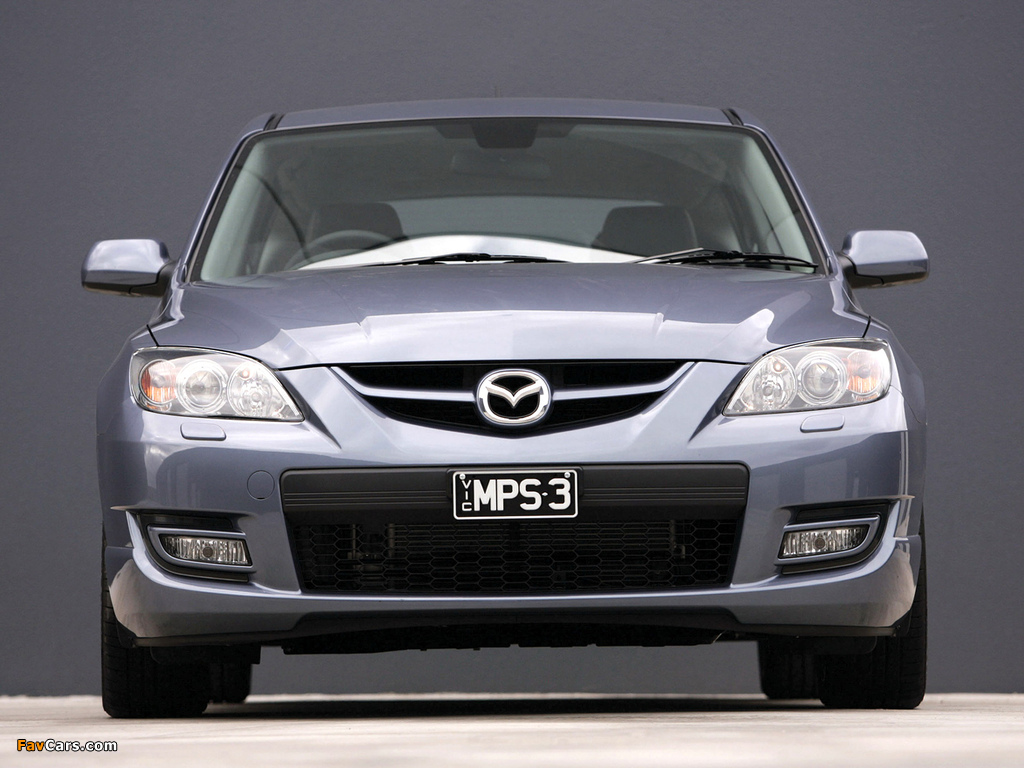 Mazda 3 MPS AU-spec 2006–09 photos (1024 x 768)