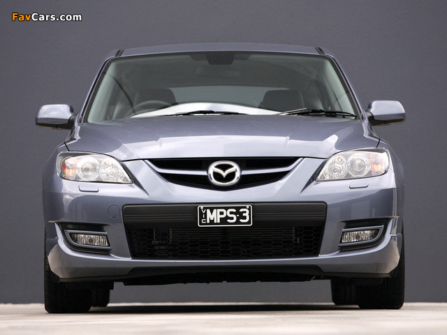 Mazda 3 MPS AU-spec 2006–09 photos (640 x 480)