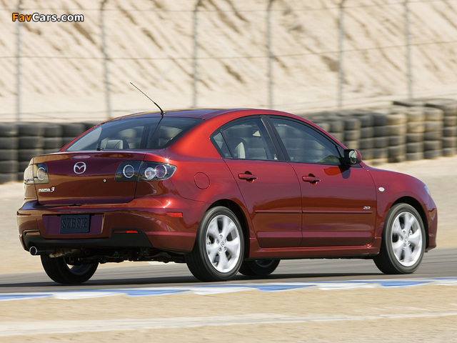 Mazda3 Sedan US-spec (BK2) 2006–09 photos (640 x 480)