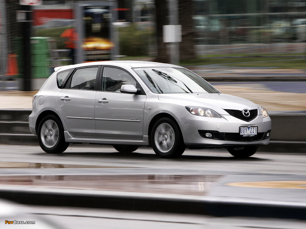 Mazda3 Hatchback AU-spec (BK2) 2006–09 photos (1024 x 768)