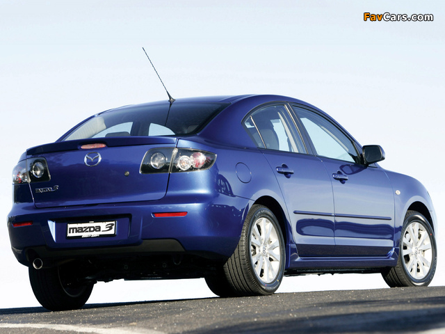 Mazda3 Sedan AU-spec (BK2) 2006–09 photos (640 x 480)