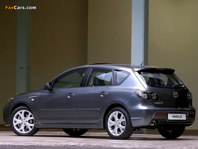 Mazda3 Sport Hatchback ZA-spec (BK2) 2006–09 photos (640 x 480)