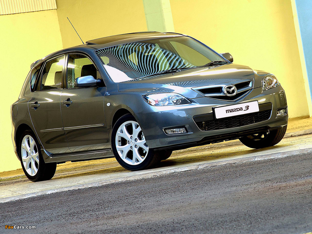 Mazda3 Sport Hatchback ZA-spec (BK2) 2006–09 photos (1024 x 768)