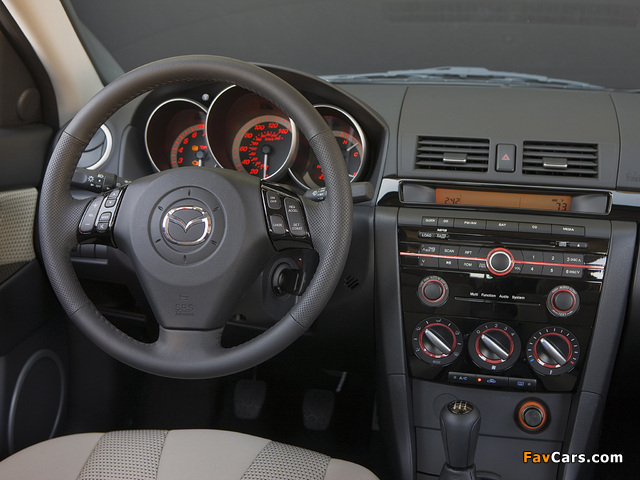 Mazda3 Sedan US-spec (BK2) 2006–09 pictures (640 x 480)