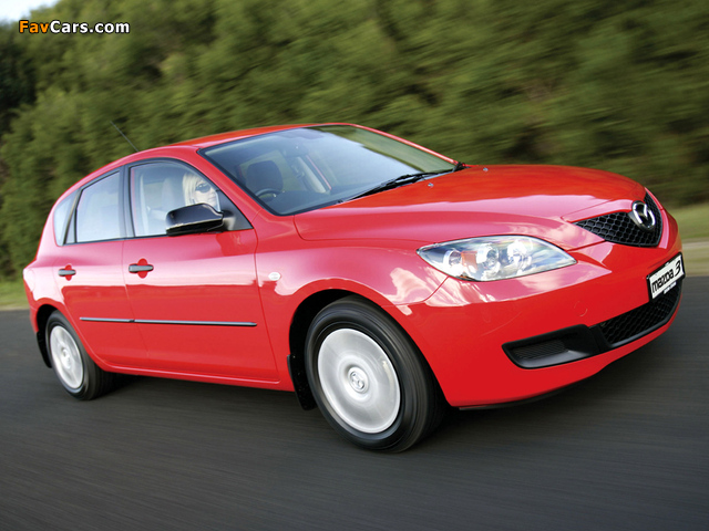 Mazda3 Hatchback AU-spec (BK2) 2006–09 pictures (640 x 480)