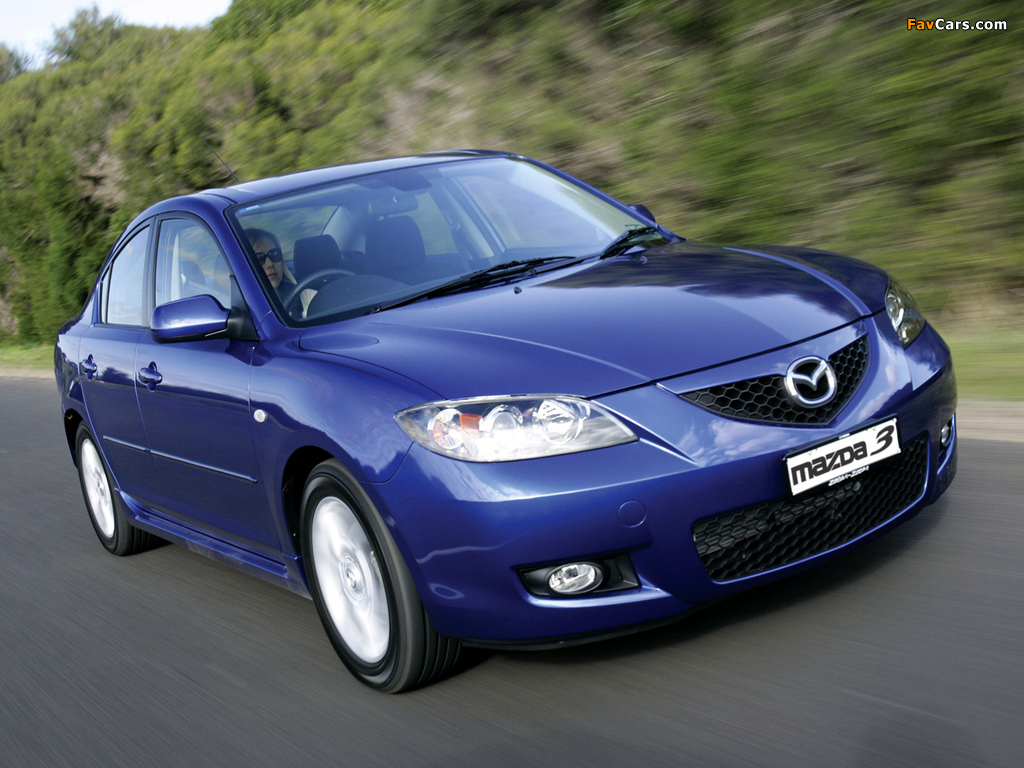 Mazda3 Sedan AU-spec (BK2) 2006–09 pictures (1024 x 768)