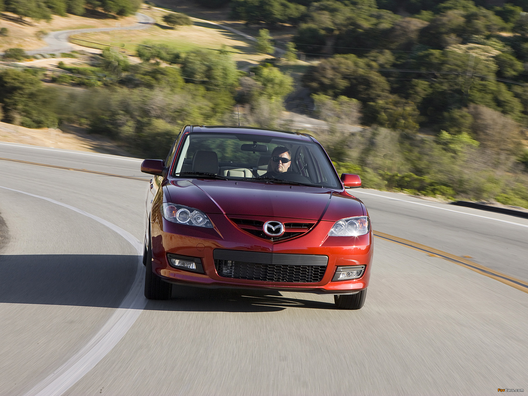Mazda3 Sedan US-spec (BK2) 2006–09 pictures (2048 x 1536)