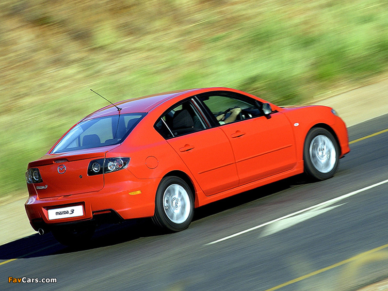 Mazda3 Sport Sedan ZA-spec (BK2) 2006–09 pictures (800 x 600)