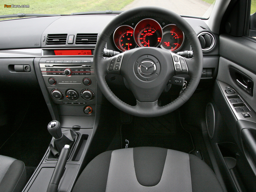 Mazda3 Sport Hatchback UK-spec (BK2) 2006–09 pictures (1024 x 768)