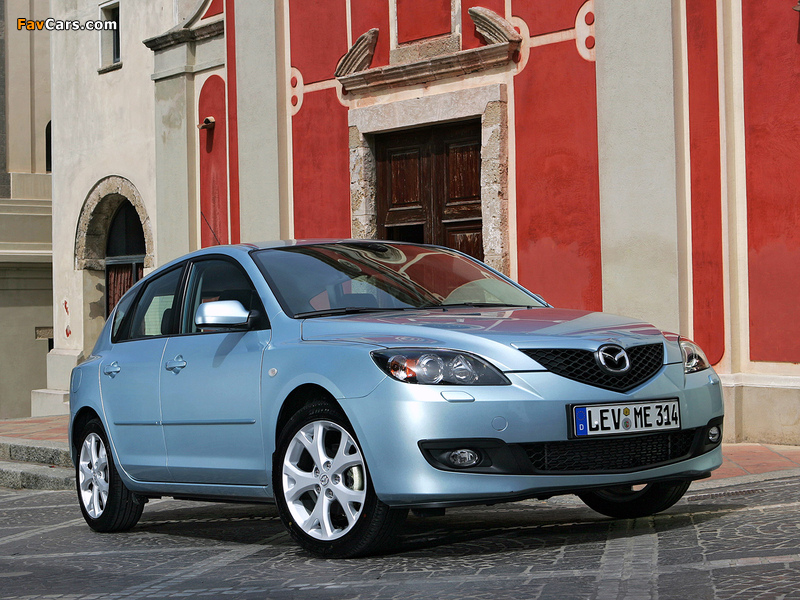 Mazda 3 Hatchback 2006–09 wallpapers (800 x 600)