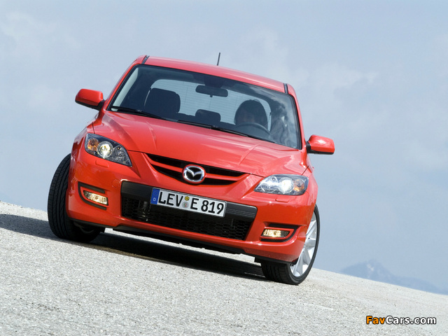 Mazda3 MPS (BK) 2006–09 wallpapers (640 x 480)