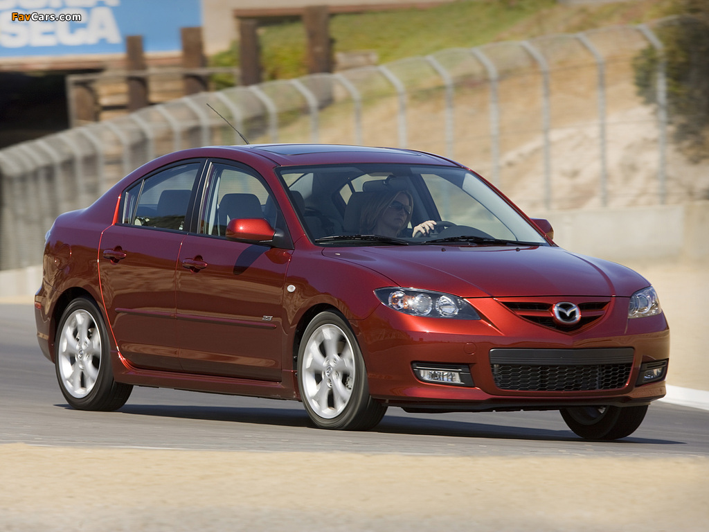 Mazda3 Sedan US-spec (BK2) 2006–09 wallpapers (1024 x 768)