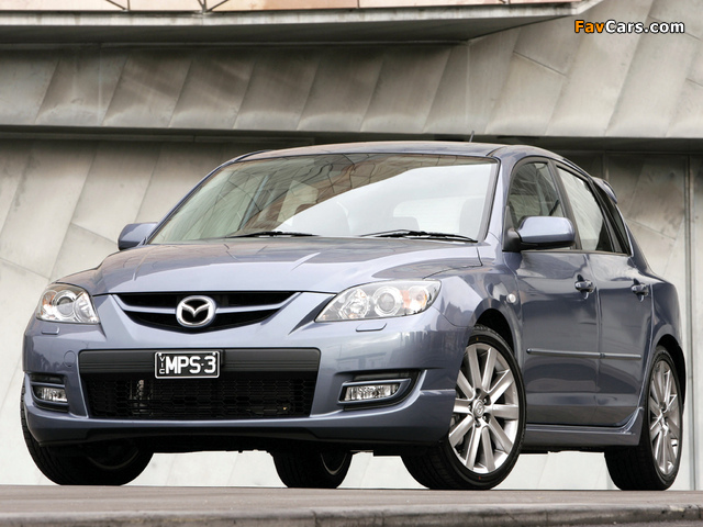 Mazda 3 MPS AU-spec 2006–09 wallpapers (640 x 480)