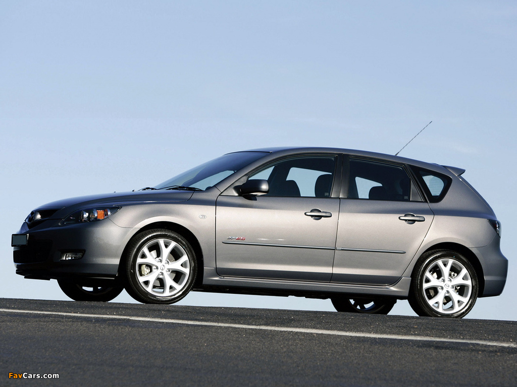 Mazda3 Hatchback SP23 (BK2) 2006–09 wallpapers (1024 x 768)