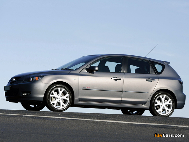 Mazda3 Hatchback SP23 (BK2) 2006–09 wallpapers (640 x 480)