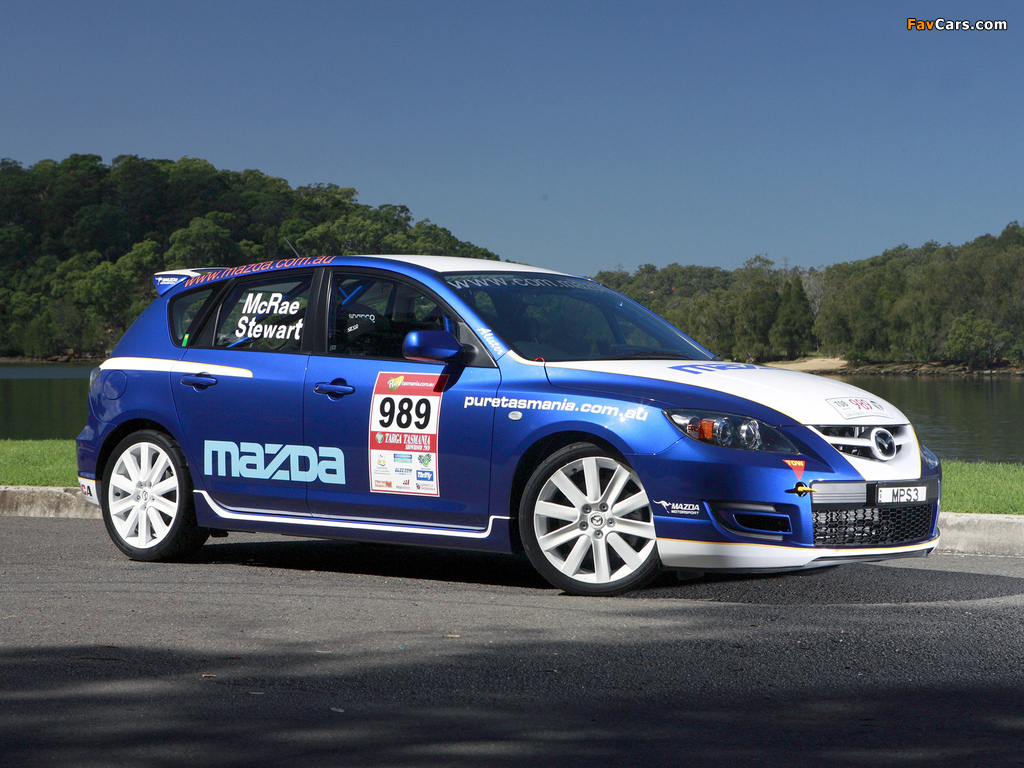 Mazda3 MPS Targa Tasmania 2007–09 photos (1024 x 768)