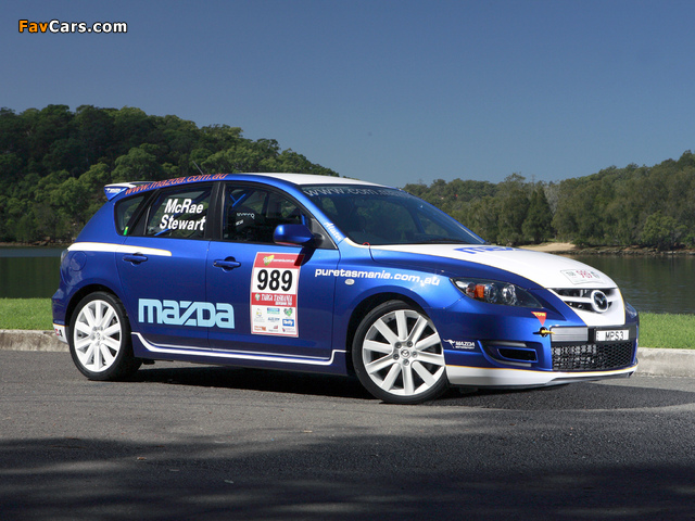 Mazda3 MPS Targa Tasmania 2007–09 photos (640 x 480)
